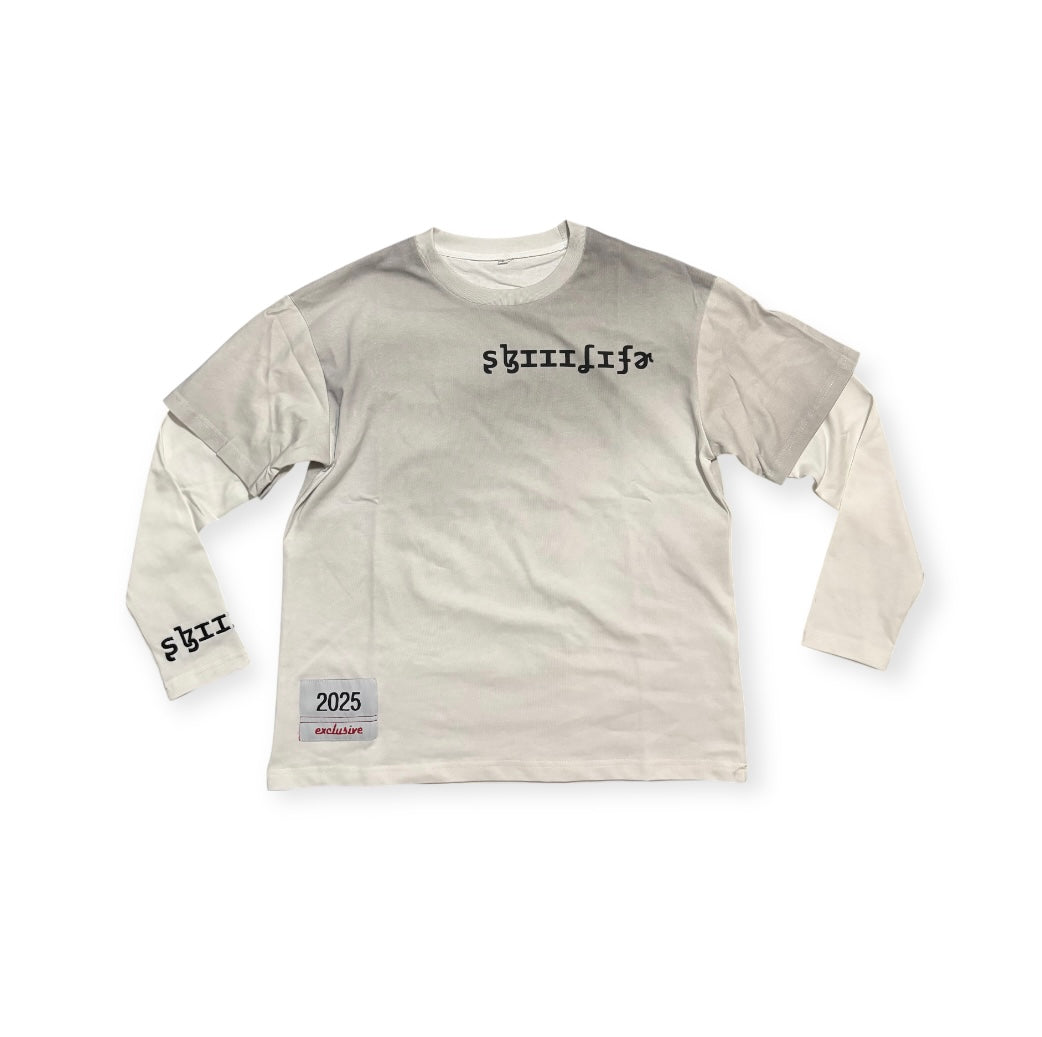 White skiiilife long sleeve tshirts (Oversized)