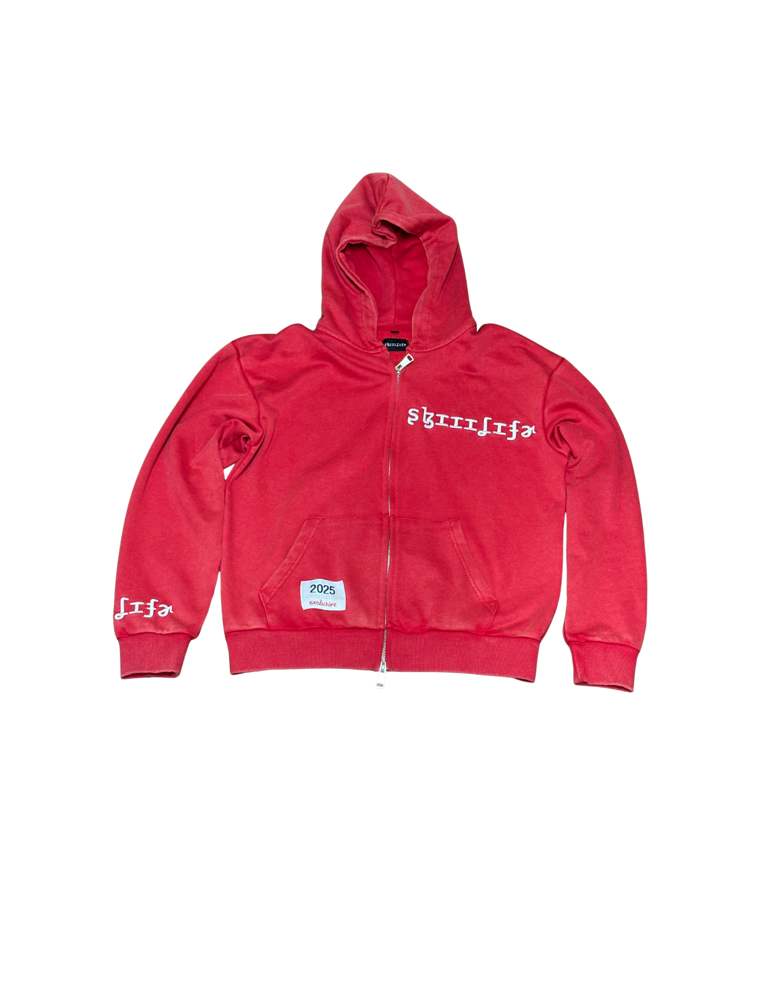 Red skiiilife zip up Jacket