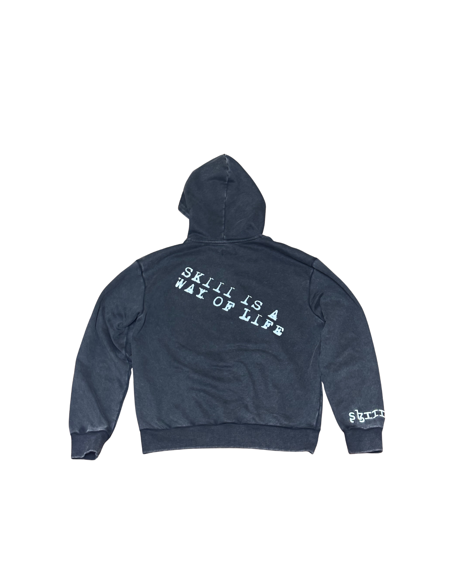 Black skiiilife zip up jacket