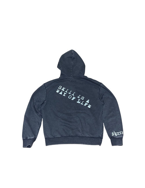 Black skiiilife zip up jacket